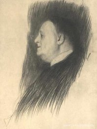Retrato de un hombre dirigiéndose a la izquierda
