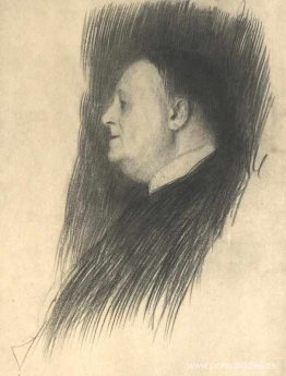 Retrato de un hombre dirigiéndose a la izquierda