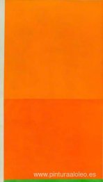 Naranja brillante con verde