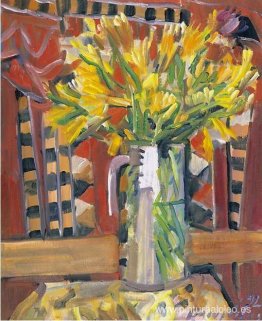 Jarrón con flores