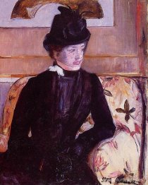 Sra. Gardner Cassatt en negro