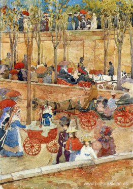 Por la tarde, colina Pinciana