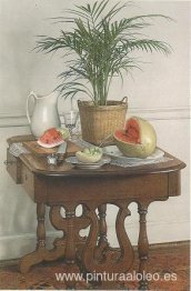 Naturaleza muerta con sandía