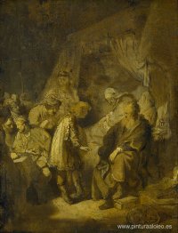 José cuenta sus sueños a sus padres y hermanos.