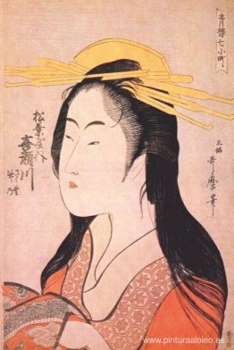 Kisegawa de Matsubaya, de la serie 'Seven Komachis of Yoshiwara'