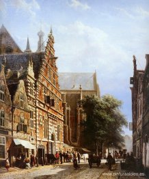 Vleeschhal y Grote Kerk en Haarlem