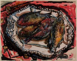 Plato bajo pescado de Georgia Plato bajo pescado de Georgia