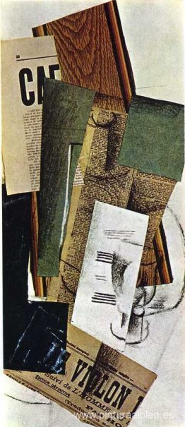 Jarra de vidrio y periódicos. Jarra de vidrio y periódicos.