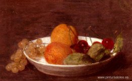 un plato de fruta un plato de fruta