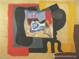 Naturaleza muerta con noche de luna Naturaleza muerta con noche de luna