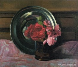 Naturaleza muerta con rosas Naturaleza muerta con rosas