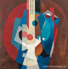 Composición con guitarra Composición con guitarra