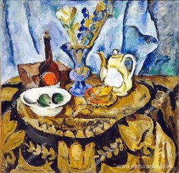 Naturaleza muerta con cafetera Naturaleza muerta con cafetera