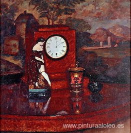 Bodegón con figura de porcelana. Bodegón con figura de porcelana.