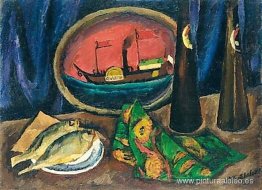 Bodegón. Cerveza y cucaracha. Bodegón. Cerveza y cucaracha.