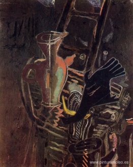 Naturaleza muerta con escaleras Naturaleza muerta con escaleras