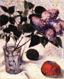 Lilas en Vaso, Manzana y Limón Lilas en Vaso, Manzana y Limón