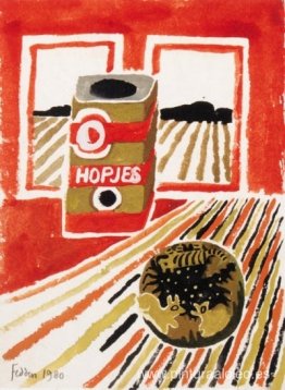 Bodegón con tarro de café Bodegón con tarro de café