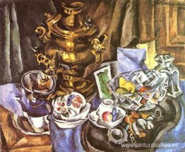 Naturaleza muerta con un samovar Naturaleza muerta con un samovar