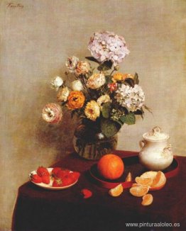 Bodegón Jarrón De Hortensias Y Ranúnculos Bodegón Jarrón De Hortensias Y Ranúnculos