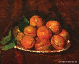 Naturaleza muerta con melocotones Naturaleza muerta con melocotones