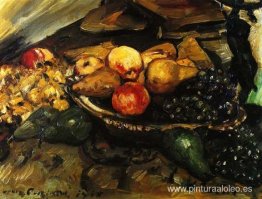 Naturaleza muerta con flores, calavera y hojas de roble Naturaleza muerta con flores, calavera y hojas de roble