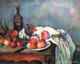 Naturaleza muerta con cebollas rojas Naturaleza muerta con cebollas rojas