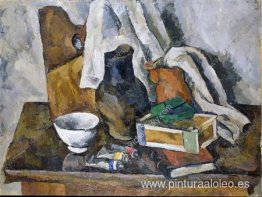 Naturaleza muerta con jarra Naturaleza muerta con jarra