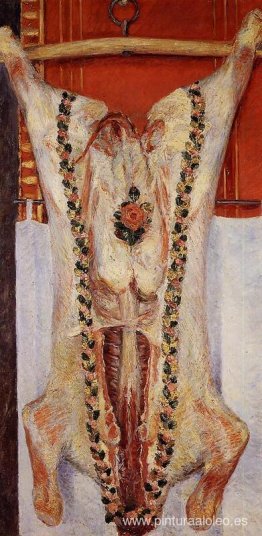 Ternero en una carnicería Ternero en una carnicería