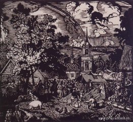 Feria en el pueblo Feria en el pueblo