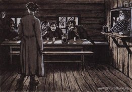 Ilustración para "Singers" de Ivan Turgenev Ilustración para "Singers" de Ivan Turgenev