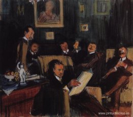 Retrato de grupo de pintores del mundo del arte. Retrato de grupo de pintores del mundo del arte.