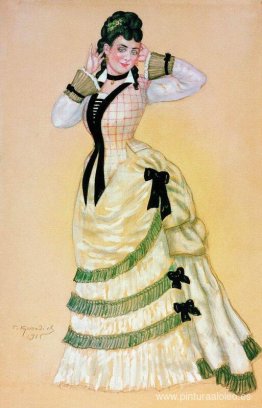 Boceto de Kupavina para la obra de Ostrovsky "Lobos y ovejas" Boceto de Kupavina para la obra de Ostrovsky "Lobos y ovejas"