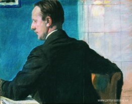 Retrato de M.V. Dobuzhinsky Retrato de M.V. Dobuzhinsky