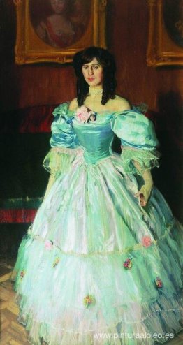 Retrato de una mujer vestida de azul (Retrato P. Sudkovskaya) Retrato de una mujer vestida de azul (Retrato P. Sudkovskaya)