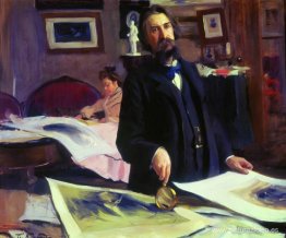 Retrato de Vasily Vasilyevich Mate Retrato de Vasily Vasilyevich Mate