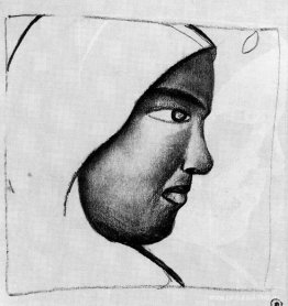 Cabeza de mujer de perfil Cabeza de mujer de perfil