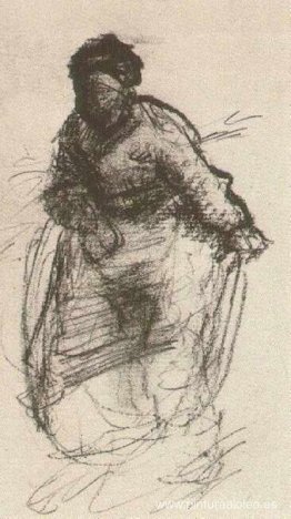 mujer campesina, caminar mujer campesina, caminar