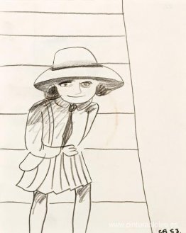 colegiala sonriente colegiala sonriente