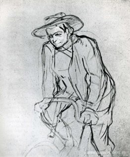 Aristide Bruant en su bicicleta Aristide Bruant en su bicicleta