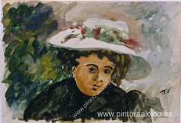 Retrato femenino (Voronova). Estudiar. Retrato femenino (Voronova). Estudiar.