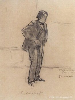 Retrato de F.A. Malyavin Retrato de F.A. Malyavin