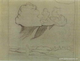 Procopio el Justo quita una nube de piedra del Gran Ustyug Procopio el Justo quita una nube de piedra del Gran Ustyug