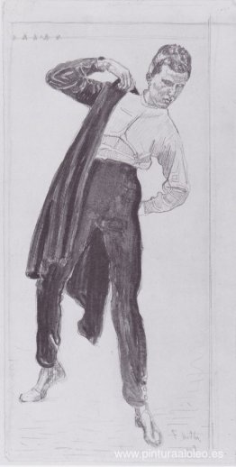 Estudiante, apelando a su túnica. Estudiante, apelando a su túnica.