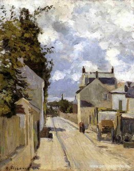 La calle del Hermitage, Pontoise La calle del Hermitage, Pontoise