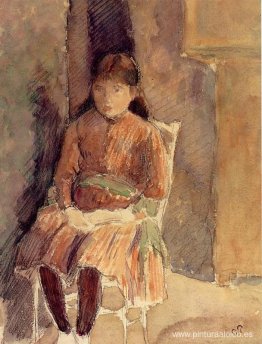 Retrato de Jeanne, la hija del artista. Retrato de Jeanne, la hija del artista.