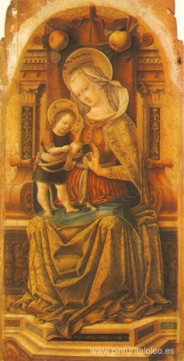 La Virgen y el Niño entronizados La Virgen y el Niño entronizados