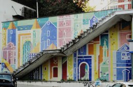 Panel de Azulejos, Av. Infante Santo, Lisboa Panel de Azulejos, Av. Infante Santo, Lisboa
