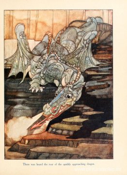 Se escuchó el rugido del dragón que se acercaba rápidamente. Se escuchó el rugido del dragón que se acercaba rápidamente.