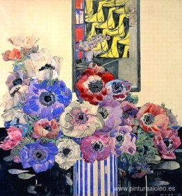 Naturaleza muerta de anémonas Naturaleza muerta de anémonas